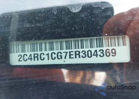 2014 Chrysler Town & Country Touring-L из США, поврежденный, VIN 2C4RC1CG7ER304369